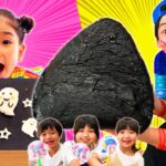 みのちゃんとパパくんクッキング対決！海苔でカンタン料理の作り方を学ぼう！みんなで手巻きパーティ♪＊食育「海苔で健康推進委員会」