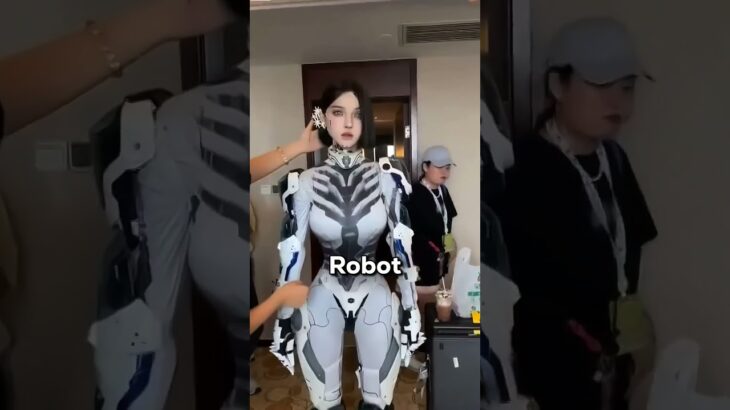 Fake Robot Girls In China 😲 #shorts